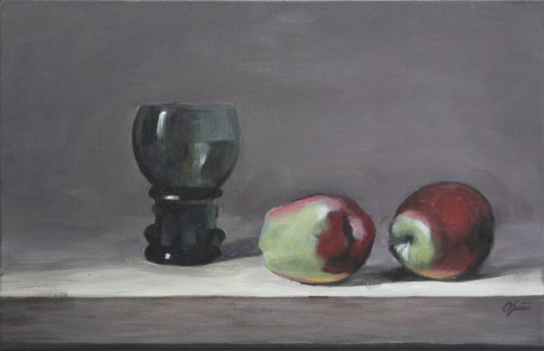 STILLEBEN MIT ÄPFEL